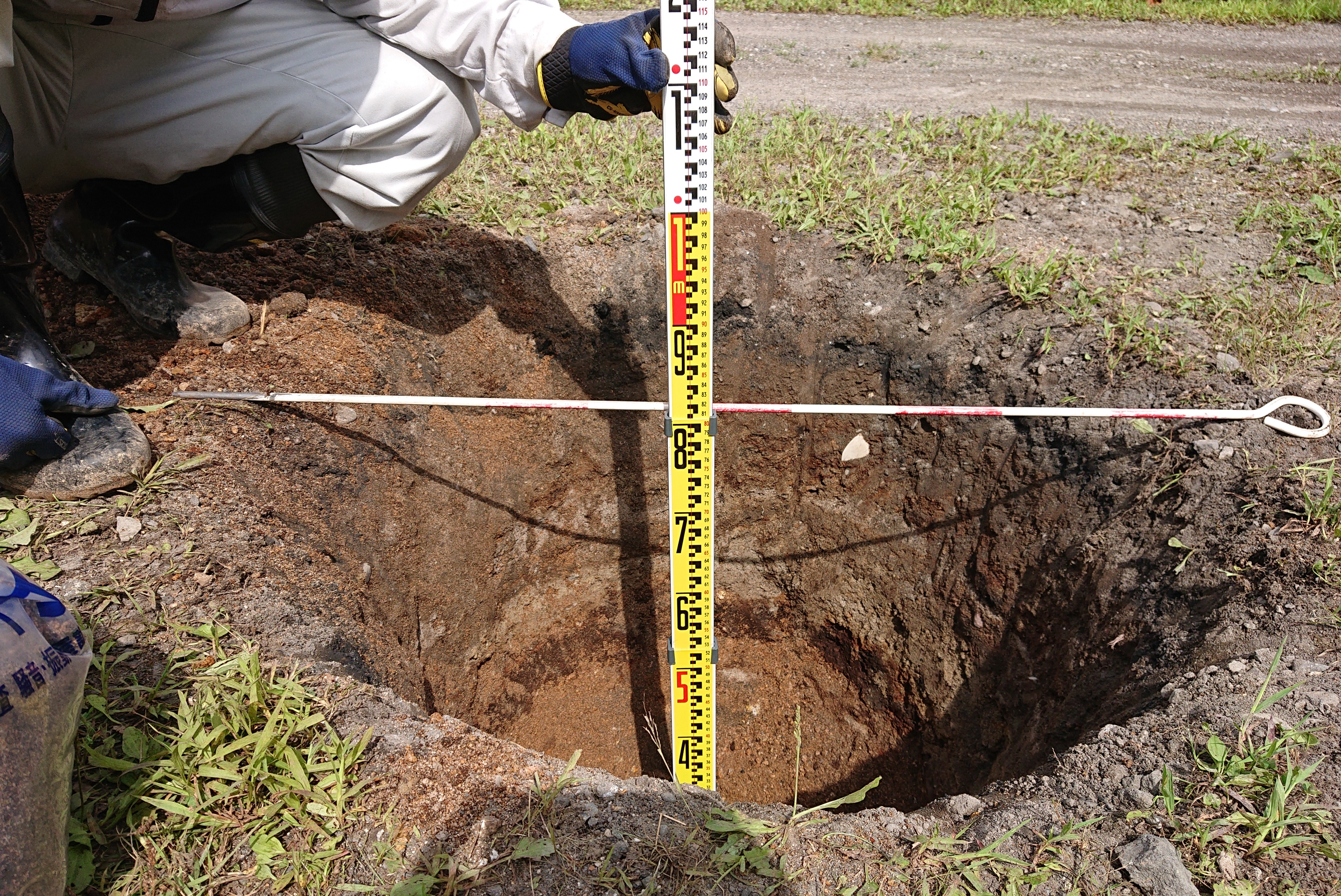 土質試験試料採取